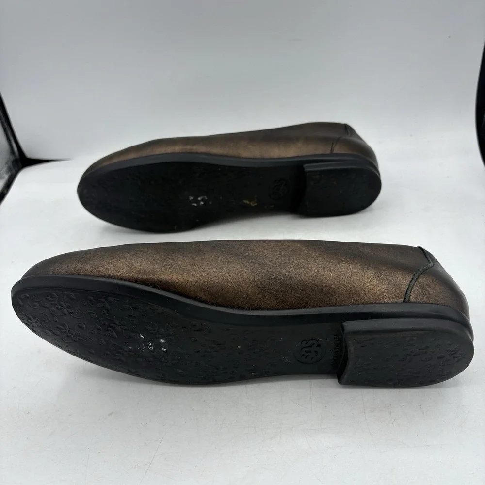 SAS Shoes Womens‎ Size 11 M Scenic Ballet Flats Loafers Bronze Metallic Comfort